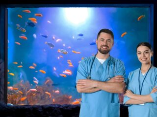how to find a fish vet