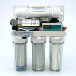 A reverse osmosis water filtration system for maintaining optimal pH levels in a fish tank.